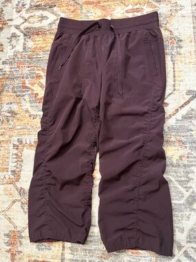 RBX women’s Burgundy Drawstring cropped Joggers
